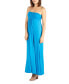 Strapless Empire Waist Maxi Dress