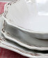 Fleur De Lys 20 Piece Dinnerware Set in White