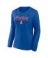 Women's Royal New England Patriots Next Long Sleeve T-shirt