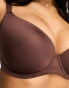 ASOS DESIGN Fuller Bust moulded t-shirt bra in brown