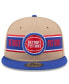 Men's Tan/Blue Detroit Pistons 2024 NBA Draft 9FIFTY Snapback Hat