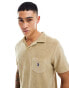 Polo Ralph Lauren icon logo pocket spa terry polo in beige