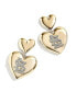 x Baublebar St. Louis Cardinals Heart Statement Drop Earrings