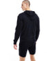 Hugo Bodywear linked hoodie in black