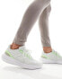 adidas Running Runfalcon 3.0 in white and lime green