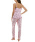 Women's 2-Pc. Dosey Ditsy Pointelle Pajamas Set