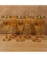 Amber Goblets Set of 6