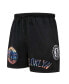 Men's Black Brooklyn Nets City Scape Mesh Shorts