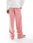 COLLUSION Unisex relaxed joggers in pink