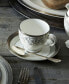 Summit Platinum Set of 4 Saucers, Service For 4