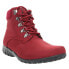 Propet Dani Winter Lace Up Booties Womens Red Casual Boots WBA062NBDO