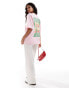 ASOS DESIGN oversized t-shirt with Jamaica graphic in pink