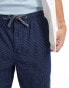 Superdry Indigo bermuda shorts in indigo dobbie