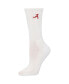 Женские носки ZooZatz womens Crimson, White Alabama Crimson Tide 2-Pack Quarter-Length Socks