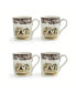 Arabian Horse Mug, Set of 4