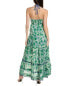 Ro’S Garden Juana Maxi Dress Women's Green M