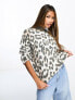 In The Style exclusive knitted jumper in leopard print