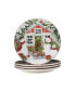 Snowman's Farmhouse 16 Piece Dinnerware Set