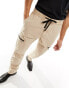 HUGO Dalek241D cargo trousers in beige