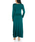 Women's Long Sleeve T-Shirt Maxi Dress