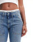 Calvin Klein Jeans low rise straight jeans in light wash