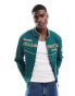 ASOS DESIGN motocross jacket in green