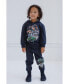 Toddler Boys Grave Digger Monster Mutt Megalodon Fleece Pullover Hoodie & Pants to