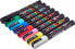 Posca Uni-Ball PC-3M, Multicolour, Multicolour, 8 colours, Fine, 0.9 mm, 1.3 mm