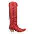 Corral Boots Tall Top Embroidery Snip Toe Cowboy Womens Red Casual Boots A4465