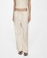 Women's Cotton Wide Leg Trousers