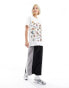 ASOS DESIGN oversized t-shirt with seashell graphic in white