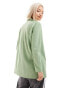 JDY lightweight blazer co-ord in sage green