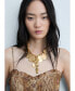 Women's Snake Print Chiffon Dress