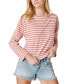 Women's Breton Striped Cotton Long-Sleeve T-Shirt