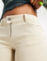 Pimkie low rise flared jeans in beige