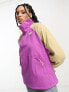 The North Face Class V pullover jacket in purple and stone