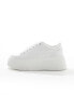 ASOS DESIGN Wide Fit Dream chunky trainer in white