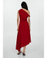 Women's Asymmetrical Pleated Dress