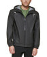 Men's Rubberized Lightweight Hooded Rain Jacket, Created for Macy's