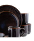 Midnight Beach Dinnerware Set of 16 Pieces