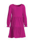 Girls Long Sleeve Tiered Knit Dress