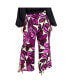 Plus Size Fiesta Print Pant