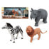 ATOSA Selva Animals 28x12 cm 3 Units Figure