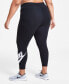 Plus Size Sportswear Classics High-Waisted Graphic Leggings