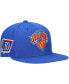 Men's Blue New York Knicks 50Th Anniversary Snapback Hat