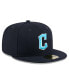 Men's Navy Cleveland Guardians 2024 Father's Day 59FIFTY Fitted Hat