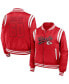 Women's Red Kansas City Chiefs Bomber Full-Zip Jacket