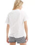 Stradivarius 'new york' t-shirt in white