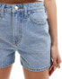 Lee Carol mom fit denim shorts in light wash