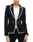 Alice + Olivia Mya Contrast Binding Blazer Women's